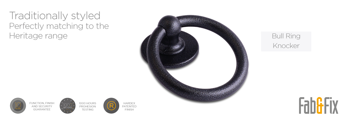 Fab&Fix Heritage Bull Ring Door Knocker 