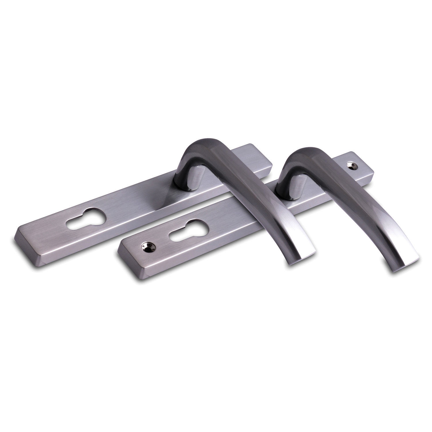Architectural Sprung Inline Lever Lever Door Handle